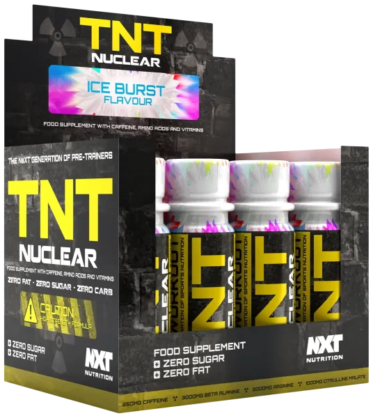 NXT Nutrition TNT Nuclear Shots 12x60ml Ice Burst