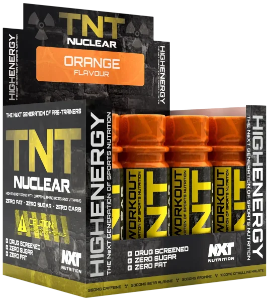 NXT Nutrition TNT Nuclear Shots 12x60ml Orange