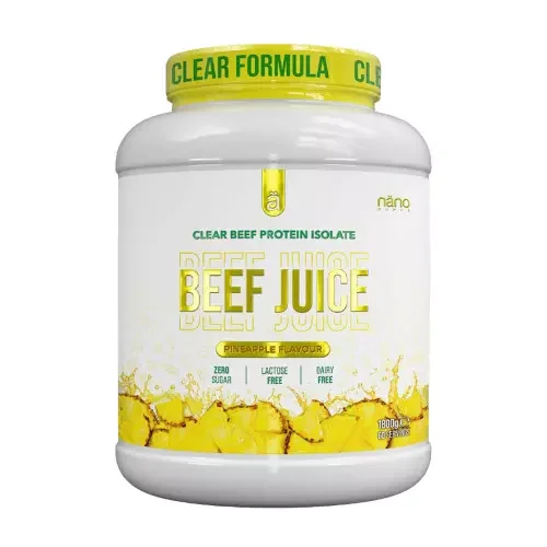 Nanosupps Protein Water Clear Beef Protein Isolate 1800g Pineapple
