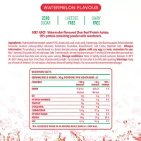 Nanosupps Protein Water Clear Beef Protein Isolate 1800g Watermelon
