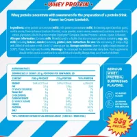 Nanosupps Whey Protein 1000g Ice Cream Sandwich