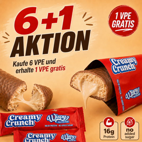 Wispy Protein Bar 10x55g Creamy Crunch