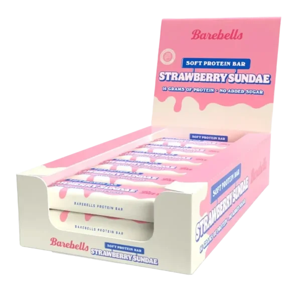 Barebells Protein Bars 12x 55g STRAWBERRY SUNDAE