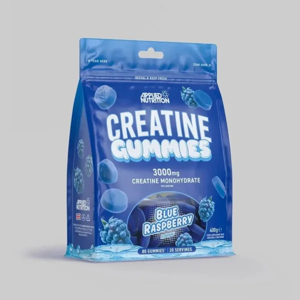 Applied Creatine Gummies 80 Gummies Blue Raspberry
