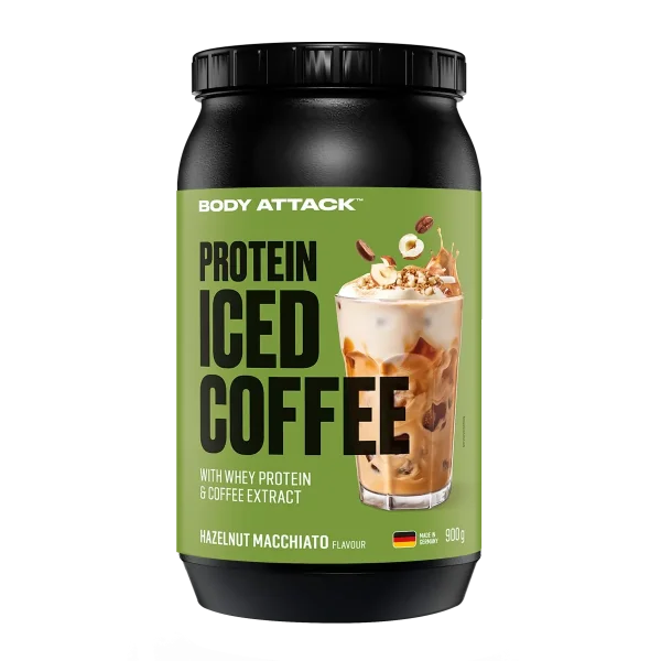 Body Attack Protein Iced Coffee 900g Hazelnut Macchiato