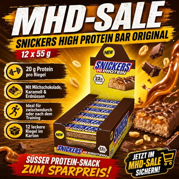 Snickers Hi-Protein Bars 18x62