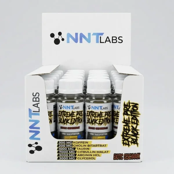 NNT Extreme Black Edition Shot 20x60ml Exotic
