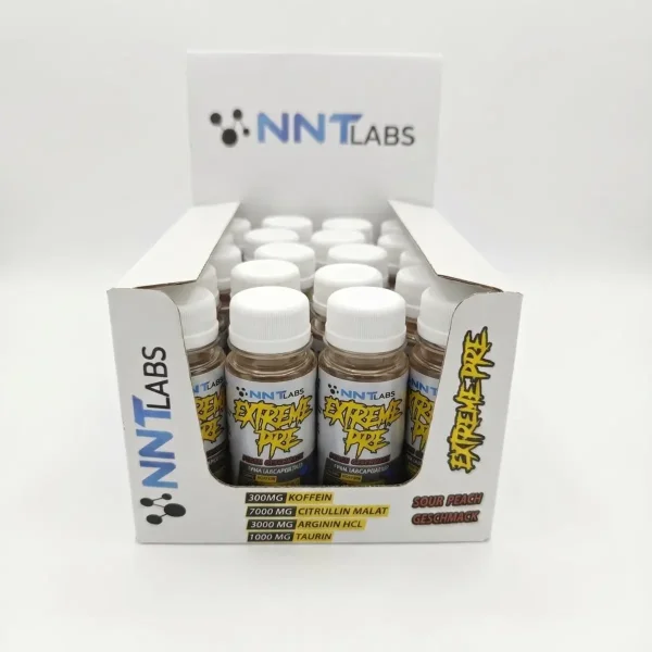 NNT Extreme Pre-Workout Shot 20x60ml Sour Peach