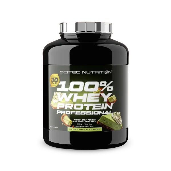 Scitec 100% Whey Professional 2350g Matcha-Cheesecake