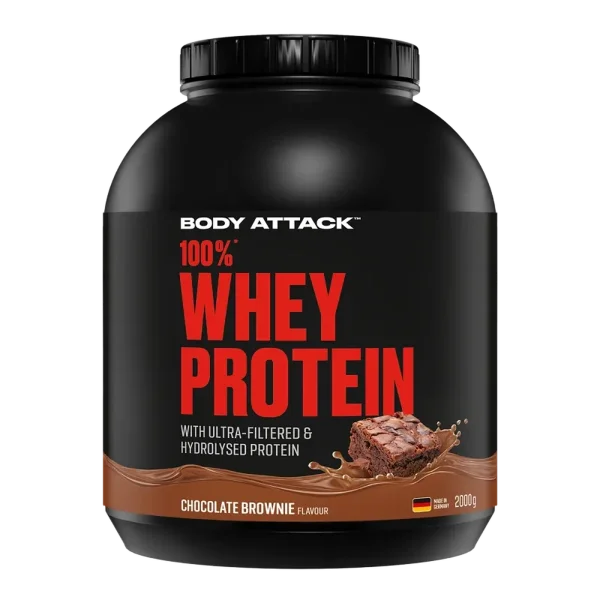 Body Attack 100% Whey Protein 2000g Chocolate Brownie