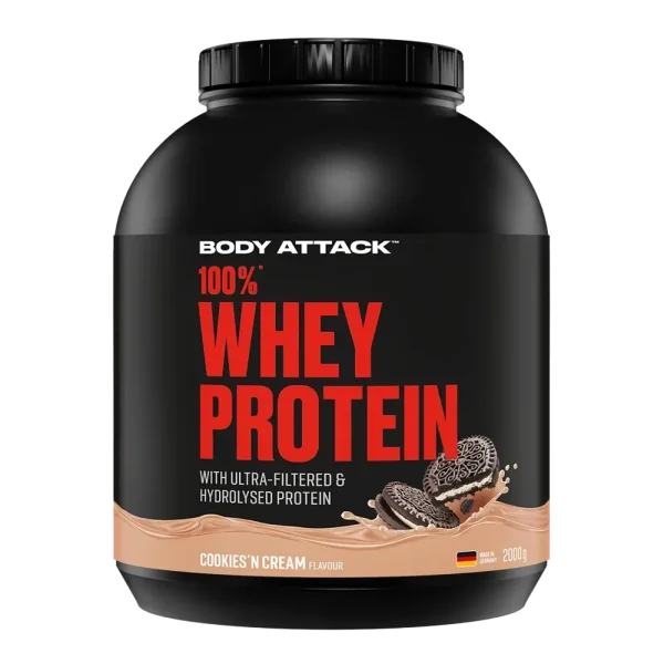 Body Attack 100% Whey Protein 2000g Cookie n Cream