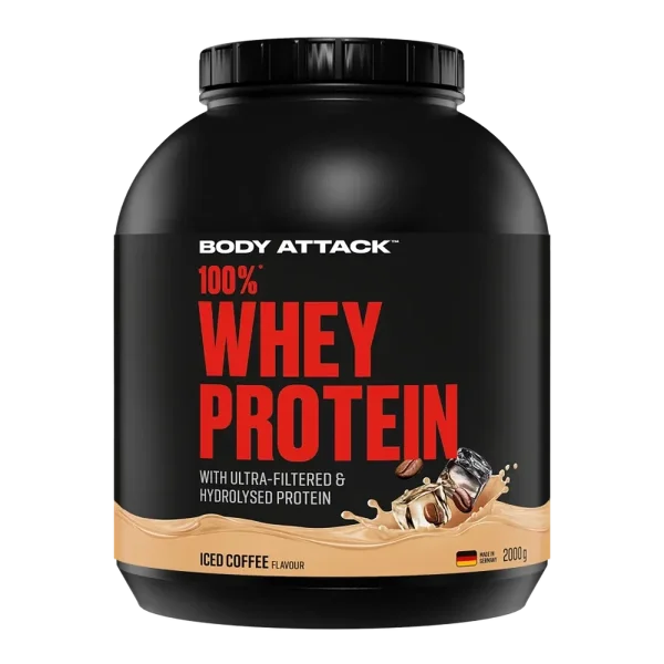 Body Attack 100% Whey Protein 2000g Iced Coffee