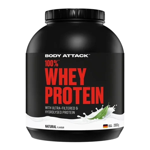 Body Attack 100% Whey Protein 2000g Natural