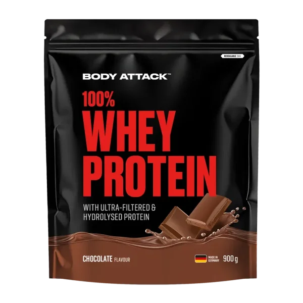 Body Attack 100% Whey Protein 900g Chocolate