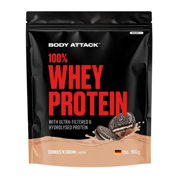 Body Attack 100% Whey Protein 900g Cookies n Cream