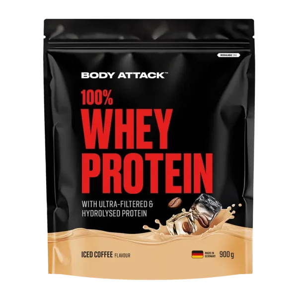 Body Attack 100% Whey Protein 900g Iced Coffee
