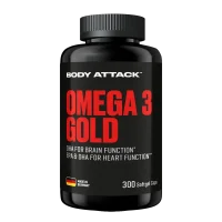 Body Attack Omega 3 Gold 300 Softgel Kapseln