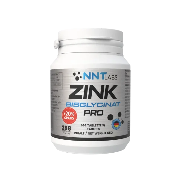 NNT Zink 50mg Bisglycinat PRO 120 Tabletten + 20% GRATIS
