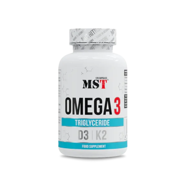 MST - Omega 3 500 mg D3 + K2 120 Softgels