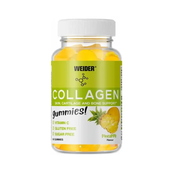 Weider Collagen Gummies 50 Gummies Pineapple