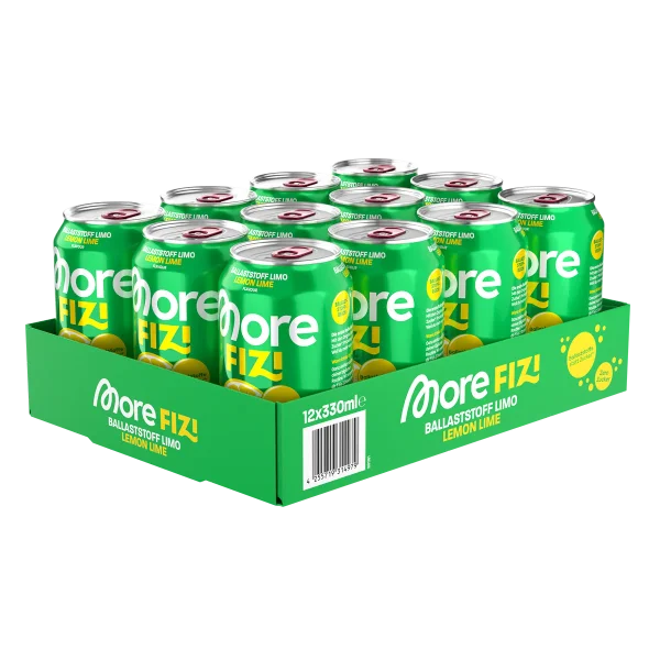 More Nutrition FIZI 12x330ml Lemon Lime