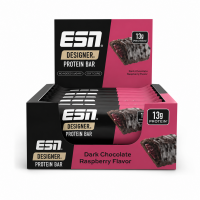 ESN Designer Bar Box 12x45g Dark CHOCOLATE RASPBERRY *NEU