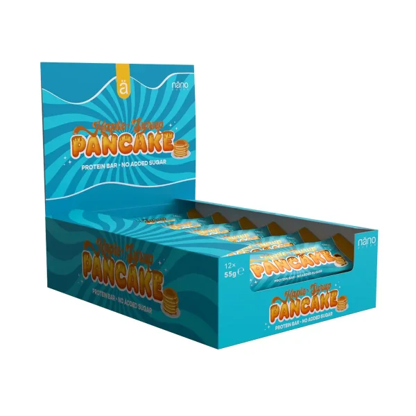 Nanosupps Protein Bar 12x55g Maple Syrup Pancake