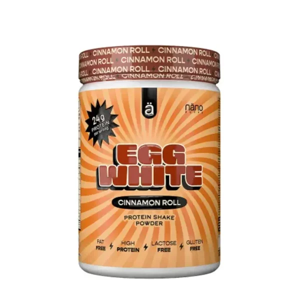 Nanosupps Egg White Protein Powder 750g Cinnamon Roll