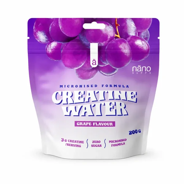 Nanosupps Creatine Water 200g Grape