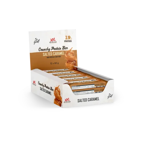 XXL Nutrition Crunchy Protein Bar 12x60g Salted Caramel