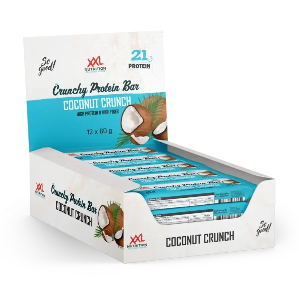 XXL Nutrition Crunchy Protein Bar 12x60g Coconut
