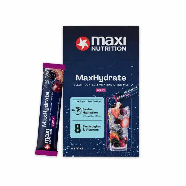 MaxiNutrition MaxHydrate Classic Elektrolyt 10 x 16 g Berry
