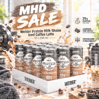 Weider Protein Milk Shake 12x250ml Iced Coffee Latte MHD...
