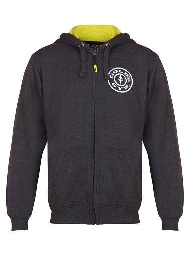 Gold´s Gym GGSWT007 - Charcoal Zip Hoodie S