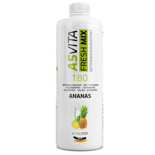 ASVita Fresh Mix Mineralgetränk 1/80 - 1L Ananas