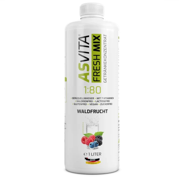 ASVita Fresh Mix Mineralgetränk 1/80 - 1L Waldfrucht