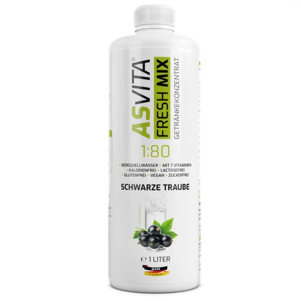ASVita Fresh Mix Mineralgetränk 1/80 - 1L Schw. Johannisbeere