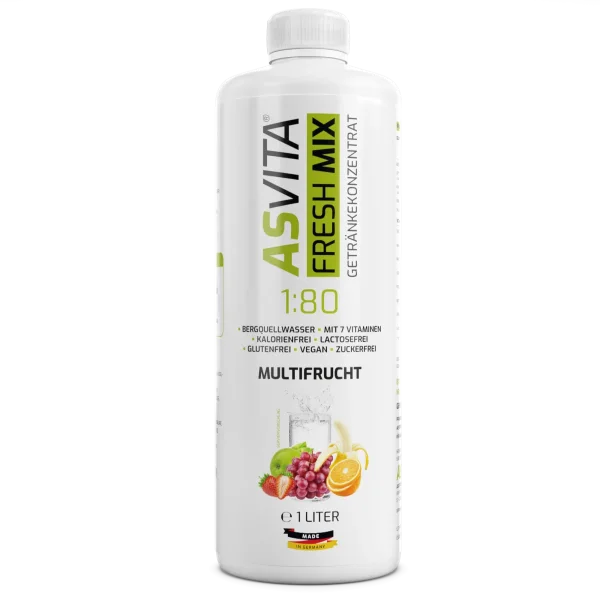 ASVita Fresh Mix Mineralgetränk 1/80 - 1L Multifruit
