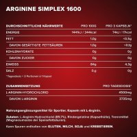IronMaxx Arginin Simplex - 300 caps