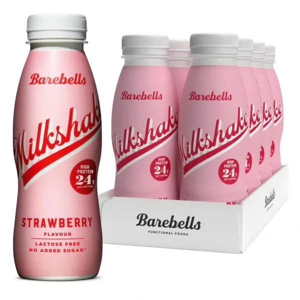 Barebells Protein Milkshake (8x330ml) Strawberry