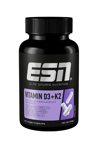 ESN Vitamin D3 + K2 120 Kapsel