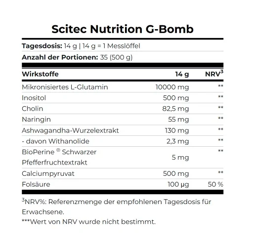Scitec G-Bomb 500g