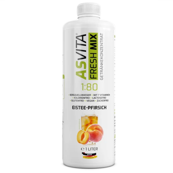 ASVita Fresh Mix Mineralgetränk 1/80 - 1L Eistee-Pfirsich
