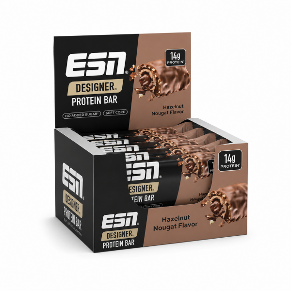 ESN Designer Bar Box 12x45g Hazelnut nougat