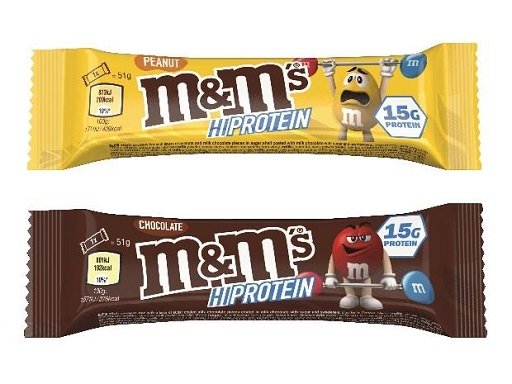 M&M Protein Bar 12x51g Chocolate