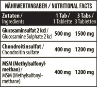 MST - Glucosamine Chondroitine MSM 90 Tabletten