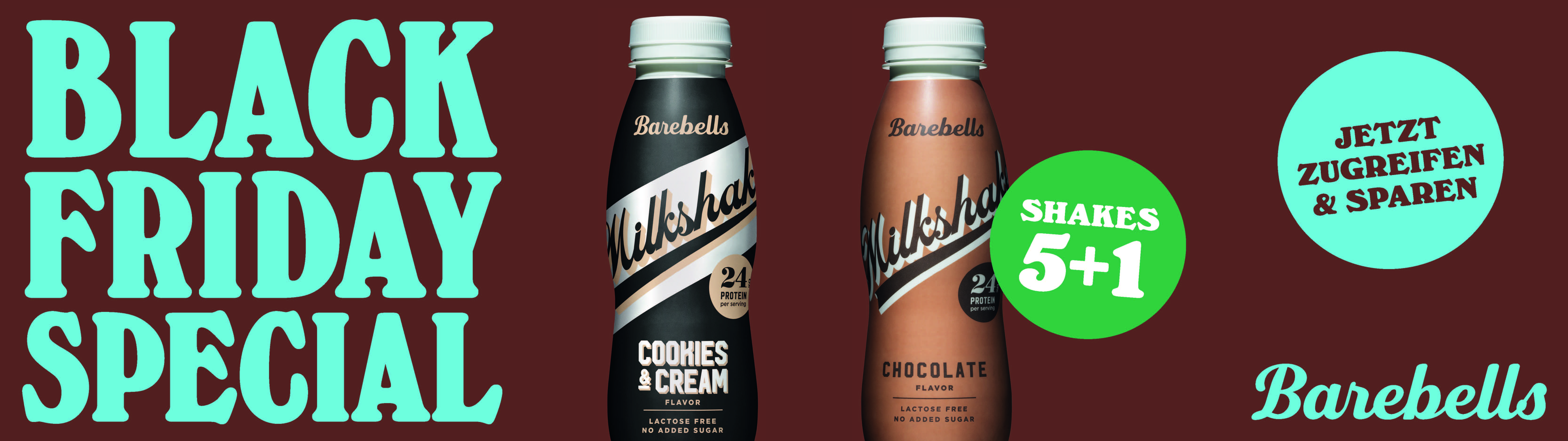 Blackfriday  Barebells Milkshake 5+1